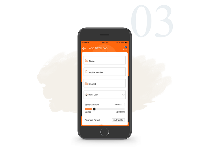 Application Lead Add Screen Application Lead Add Screen